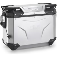 Sidoväska Trekker Outback EVO MONOKEY CAM-SIDE Höger 37 liter Anodiserad Aluminium Givi