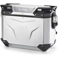 Sidoväska Trekker Outback EVO Vänster 37 liter Anodiserad Aluminium Givi