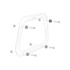 Sidoväskhållare Adapterkit Evo Svart SW-MOTECH Monteringskit – miniatyr 1