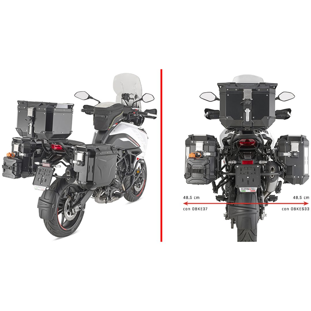 Sidoväskhållare PL ONE-FIT Givi Trekker Outback MONOKEY® CAM-SIDE