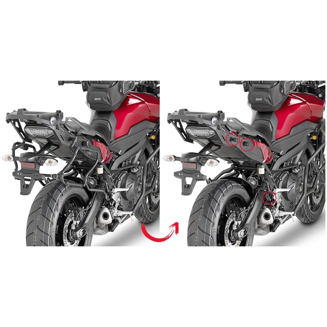 Sidoväskhållare PLXR2122 Rapid Release Givi V35 / V37 MONOKEY® SIDE