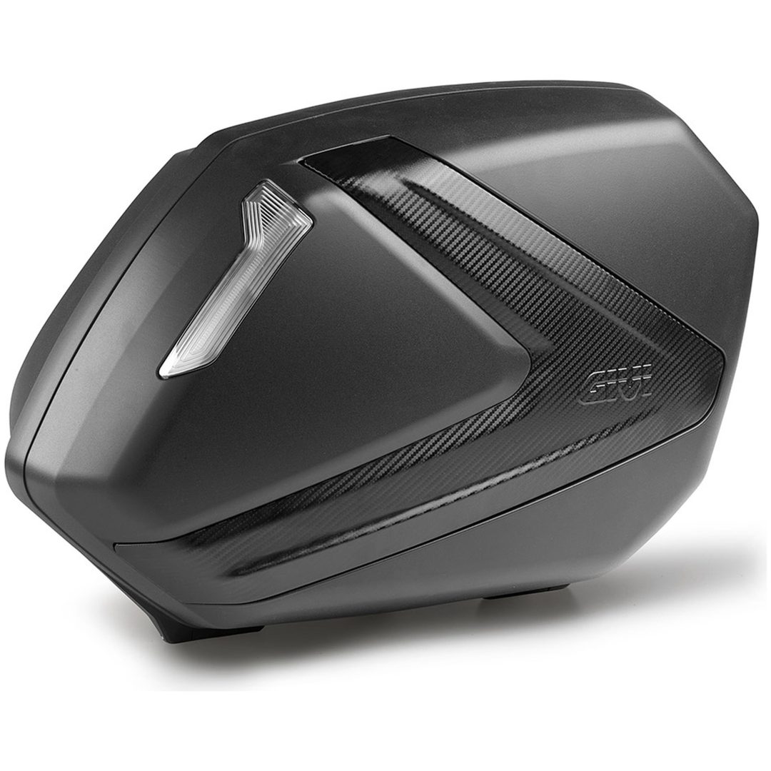 Sidoväskor V37N Carbon Look Rökfärgade Reflexer Givi 37 liter per väska