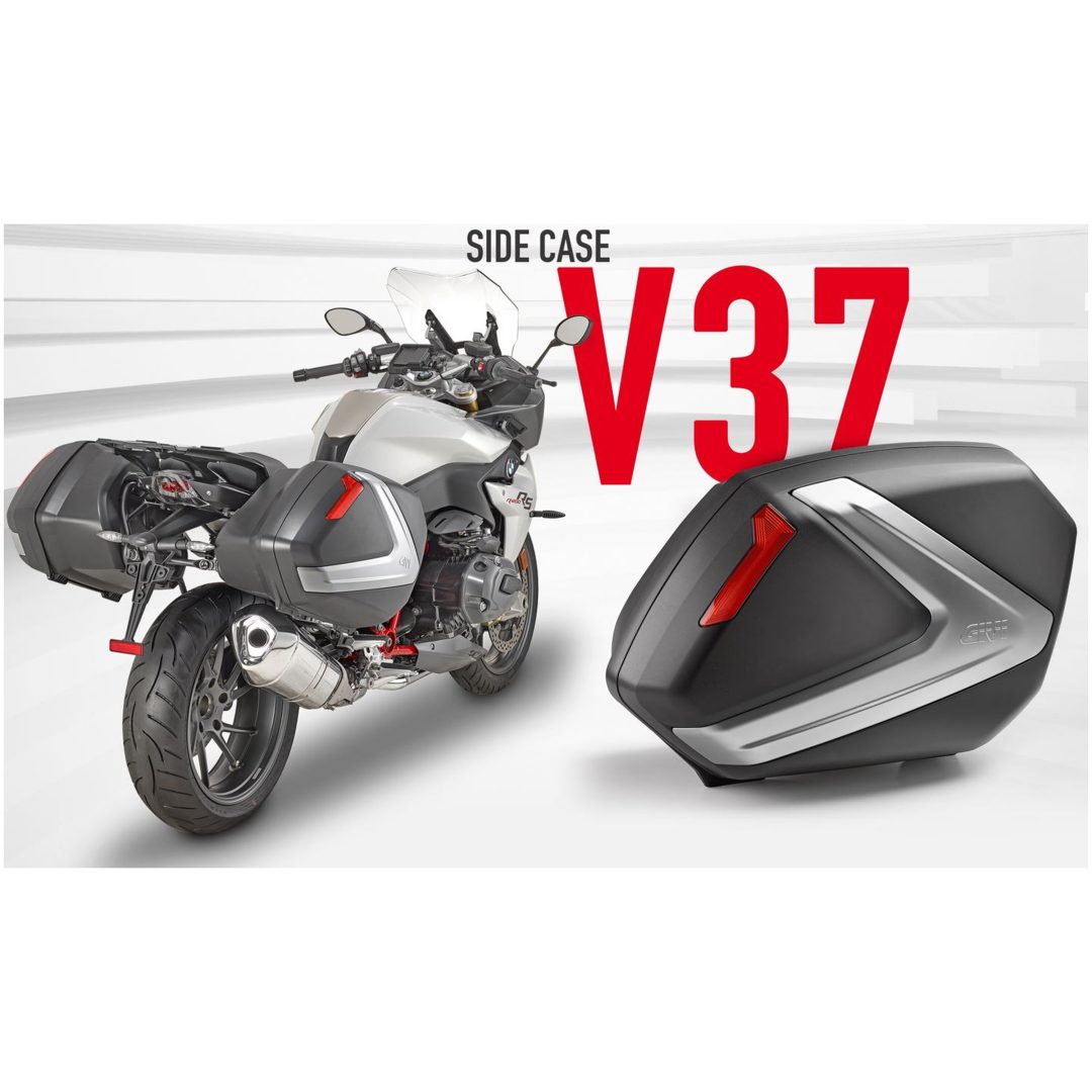 Sidoväskor V37NT Tech Svart Rökfärgad Givi 37 liter per väska – bild 2