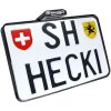 Sidovindavvisare Tl Sport Vit/Svart HEINZ BIKES Nummerskylthållare – miniatyr 1