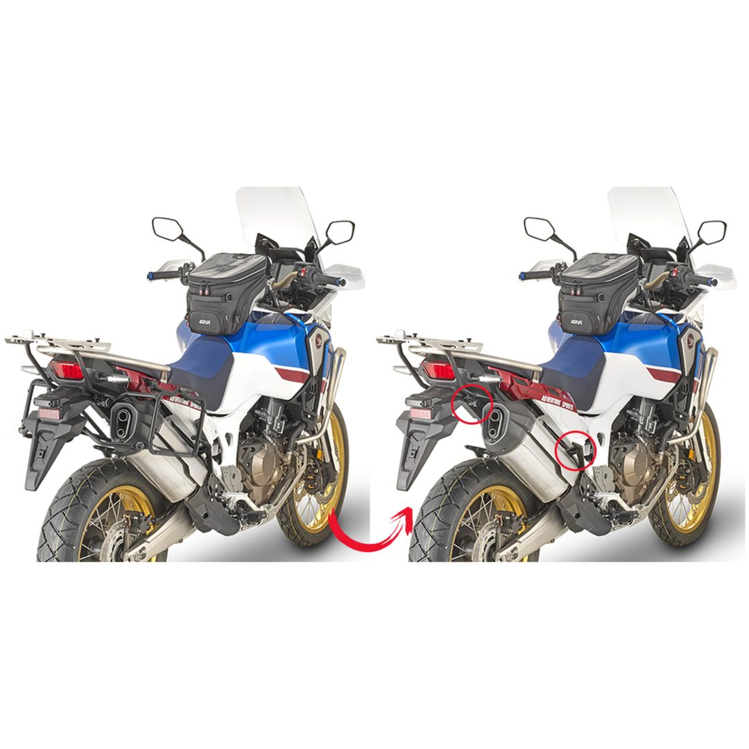 Sidväskhållare Rapid Release för MONOKEY PLR1161 Givi MONOKEY® / RETRO FIT