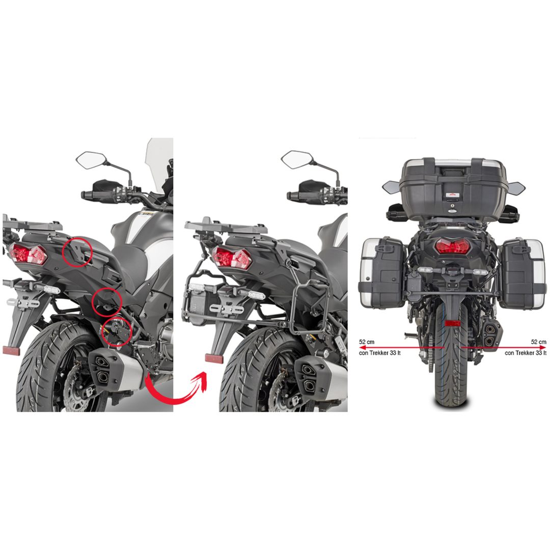 Sidväskhållare Rapid Release MONOKEY Givi MONOKEY®