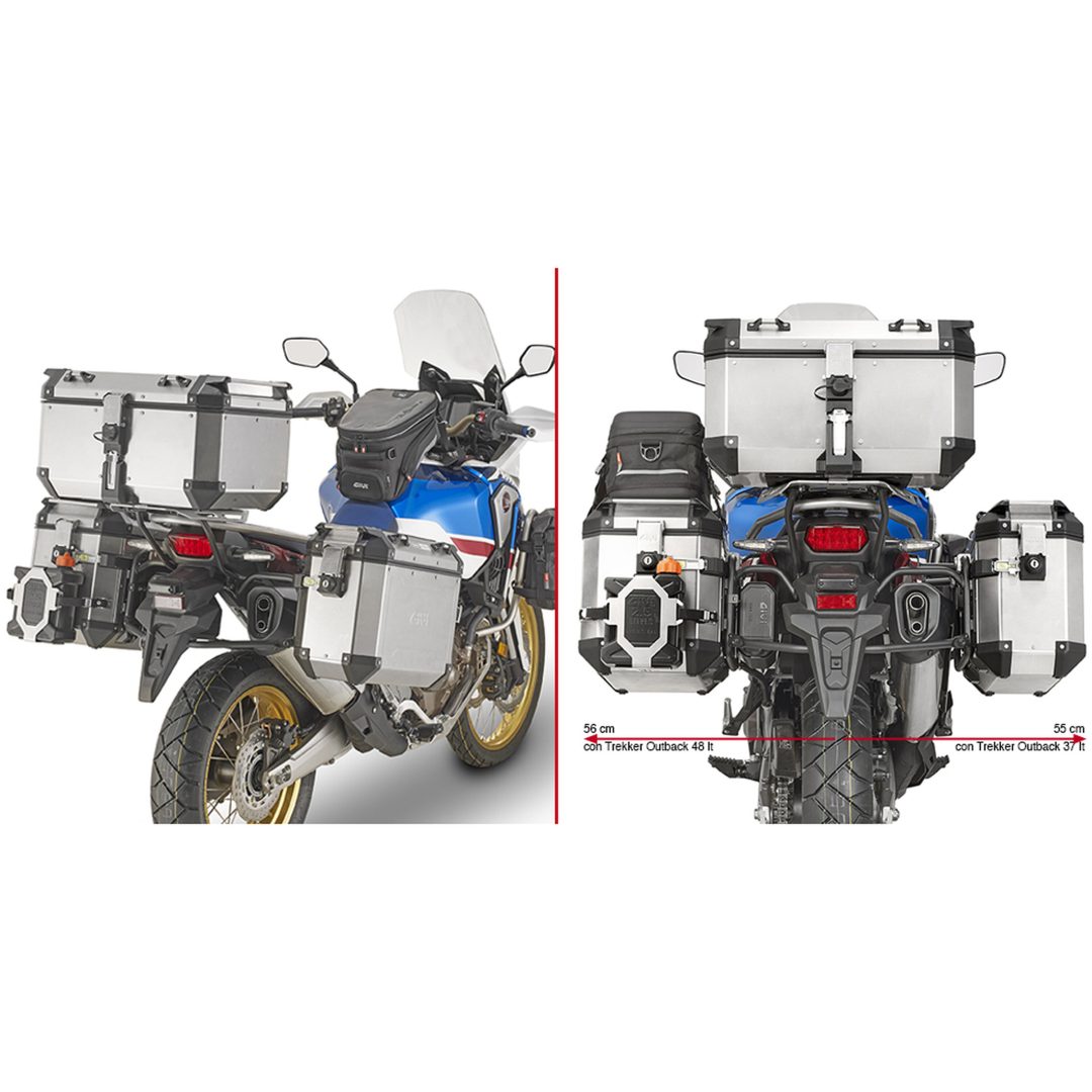 Sidväskhållare Trekker Outback MONOKEY CAM-SIDE PL1161CAM Givi Trekker Outback MONOKEY® CAM-SIDE