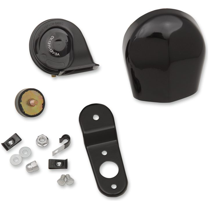 Signalhorn Electric Harley-Davidson Krom DRAG SPECIALTIES 110dB – bild 2