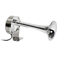 Signalhorn Single Rostfritt Stål Kromat ABS Osculati