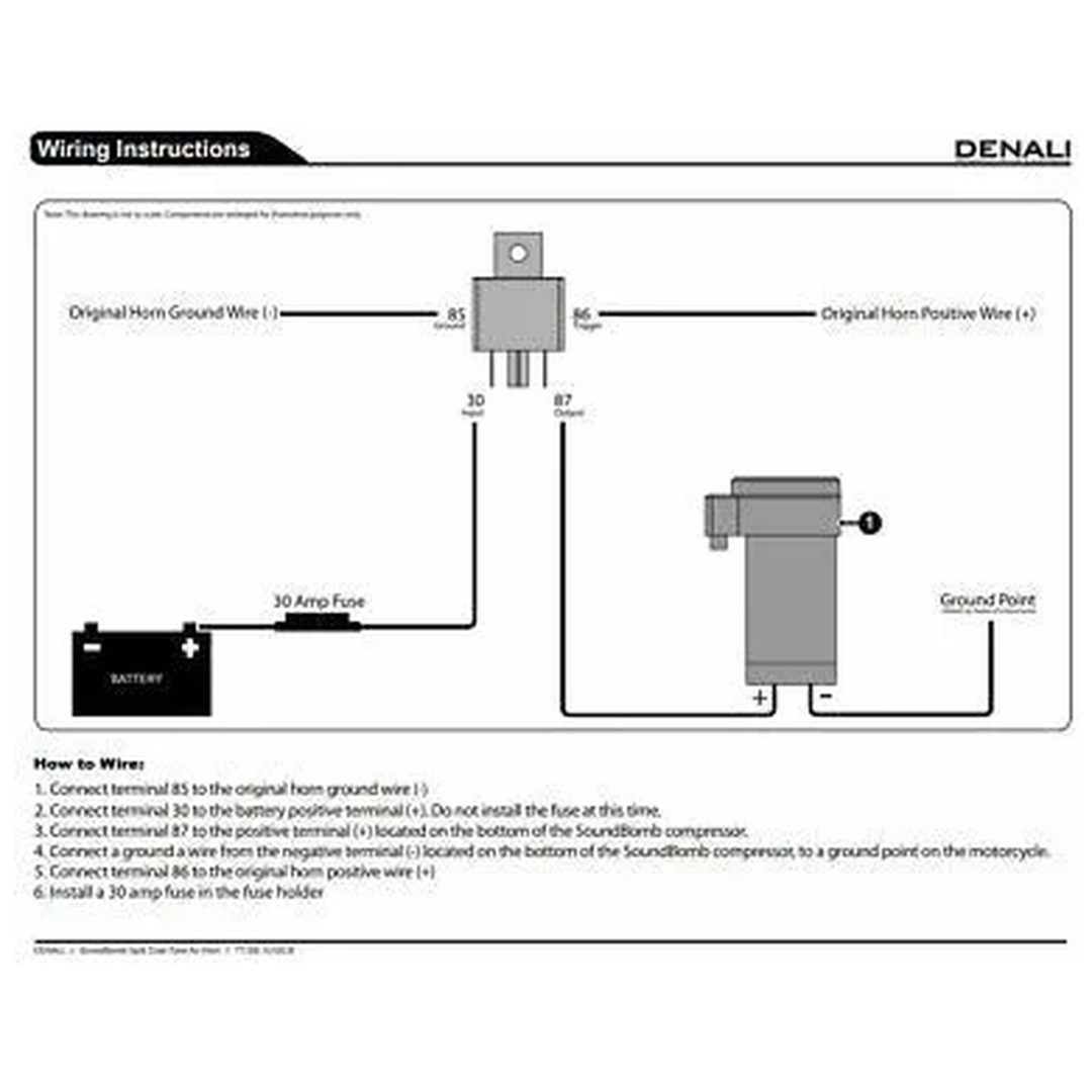 Signalhorn SoundBomb Split Dual-Tone DENALI – bild 3