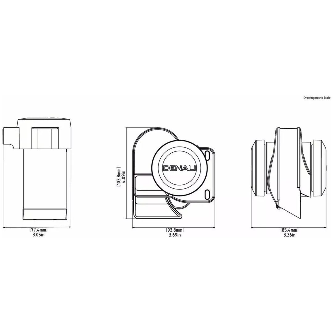 Signalhorn SoundBomb Split Dual-Tone DENALI – bild 6