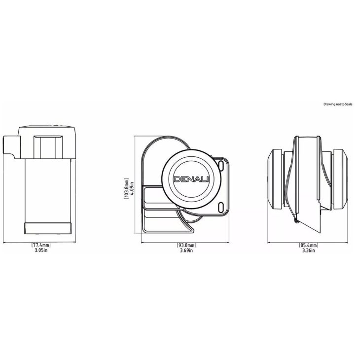 Signalhorn SoundBomb Split Dual-Tone DENALI – bild 6