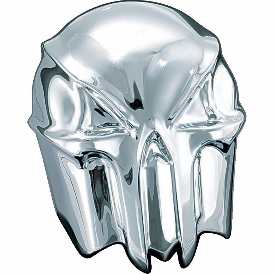 Signalhornskåpa Skull Harley-Davidson Krom KURYAKYN Krom