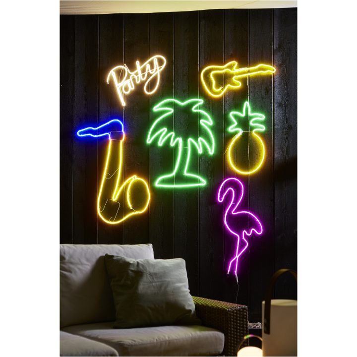Siluett FlatNeonLED Silhouette Rösa Star Trading – bild 2