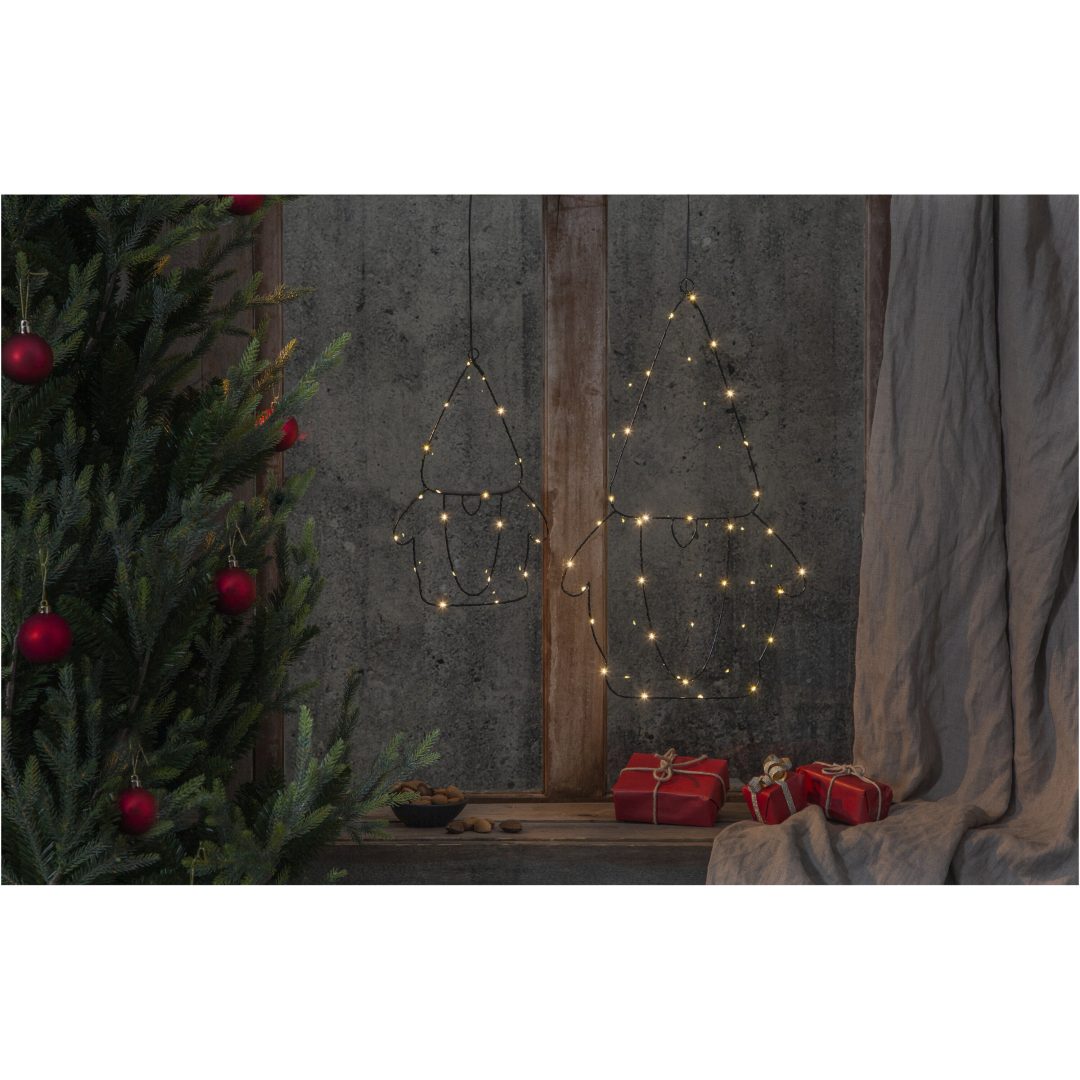 Siluett Santa Svart Star Trading – bild 8