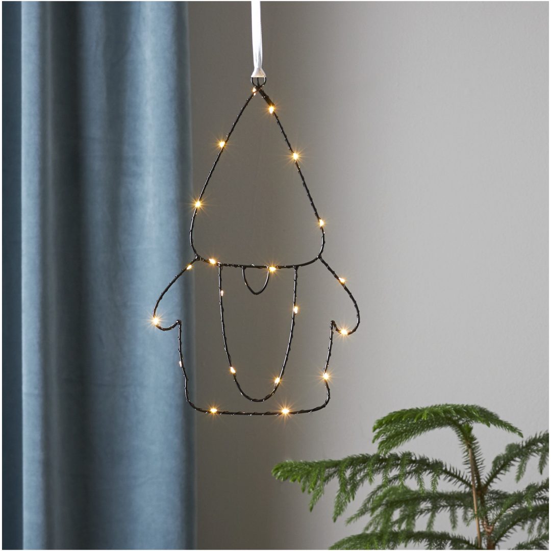 Siluett Santa Svart Star Trading – bild 7