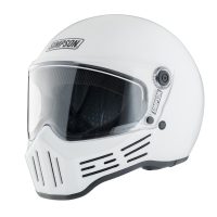 SIMPSON Hjälm M30 Solid Vit, L
