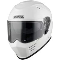 SIMPSON Hjälm Venom 06 solid gloss white, S
