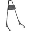 Sissy Bar 20" Högt Svart Pulverlackerat BURLY BRAND Sissybar – miniatyr 1