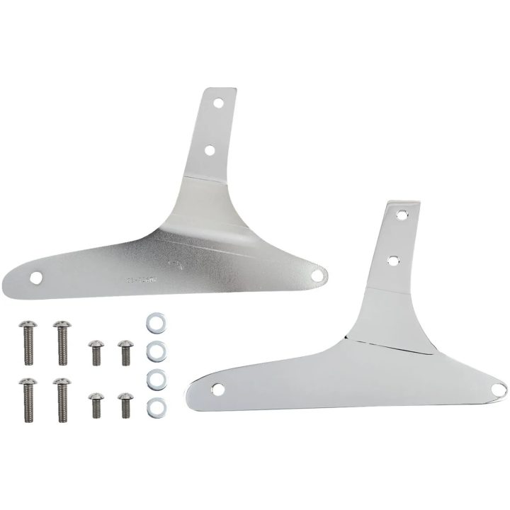 Sissy Bar Fyrkantig Inkl. Ryggdyna Stål COBRA 152 mm (6") x 127 mm (5") – bild 3