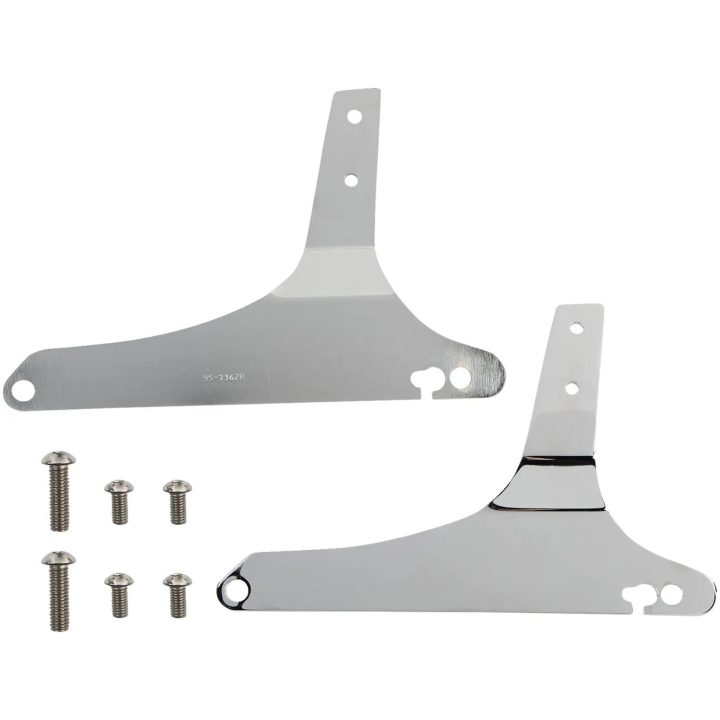 Sissy Bar Fyrkantig Inkl. Ryggdyna Stål COBRA 152 mm (6") x 127 mm (5") – bild 4