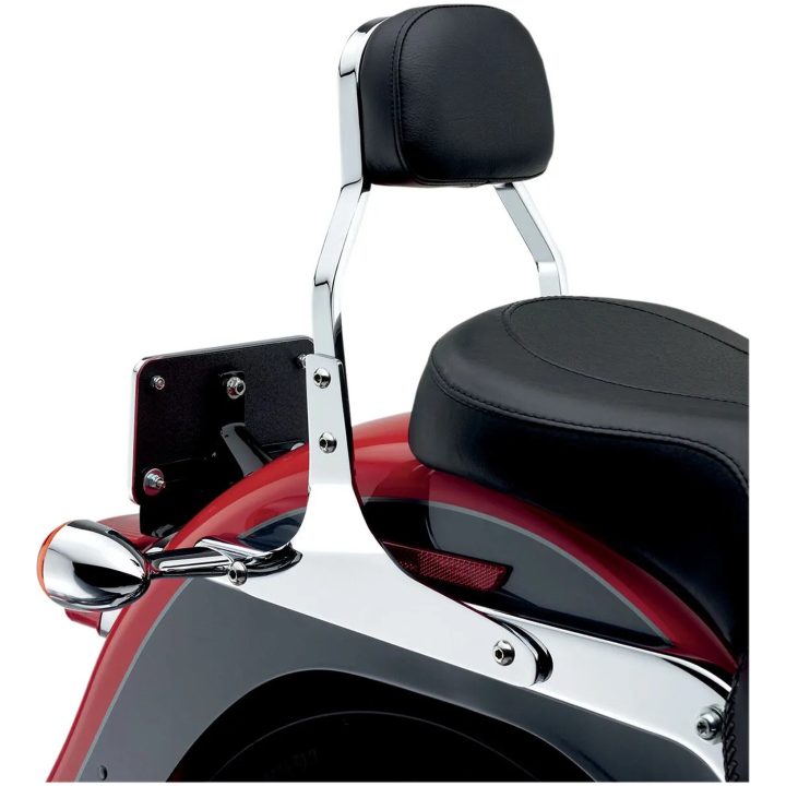 Sissy Bar Fyrkantig Inkl. Ryggdyna Stål COBRA 152 mm (6") x 127 mm (5") – bild 3