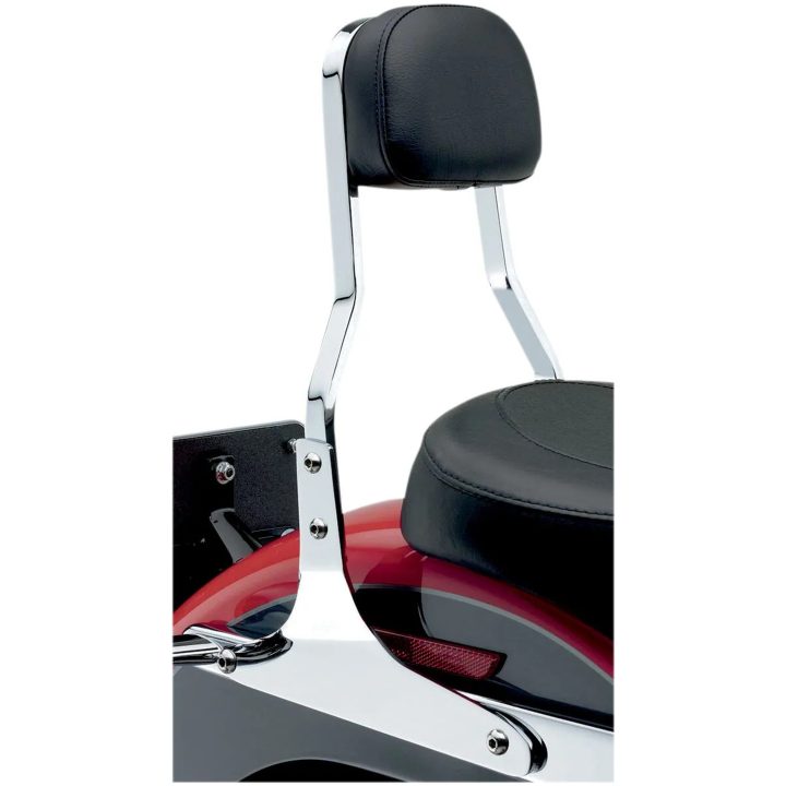 Sissy Bar Fyrkantig Inkl. Ryggdyna Stål COBRA 152 mm (6") x 127 mm (5") – bild 2