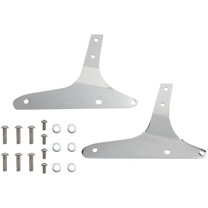 Sissy Bar Fyrkantig Inkl. Ryggdyna Stål COBRA 152 mm (6") x 127 mm (5") – bild 3