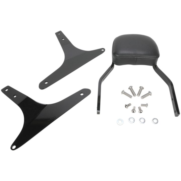 Sissy Bar Fyrkantig Inkl. Ryggdyna Stål COBRA 152 mm (6") x 127 mm (5") – bild 2