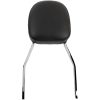 Sissy Bar Fyrkantig Inkl. Ryggdyna Stål COBRA 191 mm (7-1/2") x 222 mm (8-3/4") – miniatyr 1
