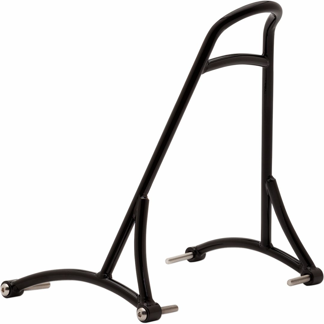 Sissy Bar Kort Svart Pulverlackerad BURLY BRAND SISYBAR BURLY 04 XL SHORT