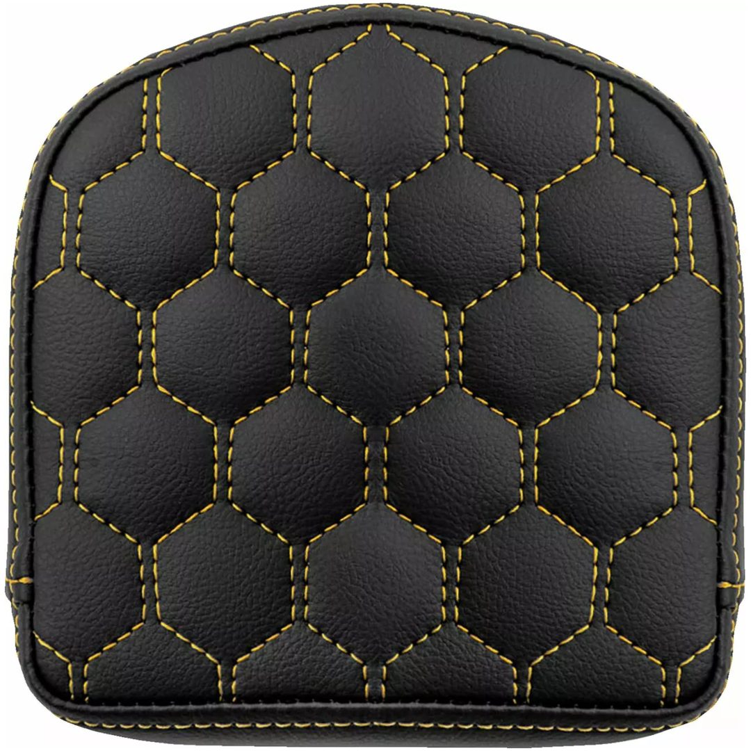 Sissy Bar Pad Roadsofa Svart/Guld SADDLEMEN