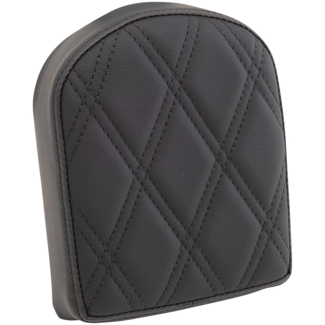 Sissy Bar Pad Tombstone Double Diamond Svart DRAG SPECIALTIES