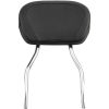 Sissy Bar Rund Inkl. Ryggdyna Stål COBRA 305 mm (12") x 210 mm (8-1/4") – miniatyr 1