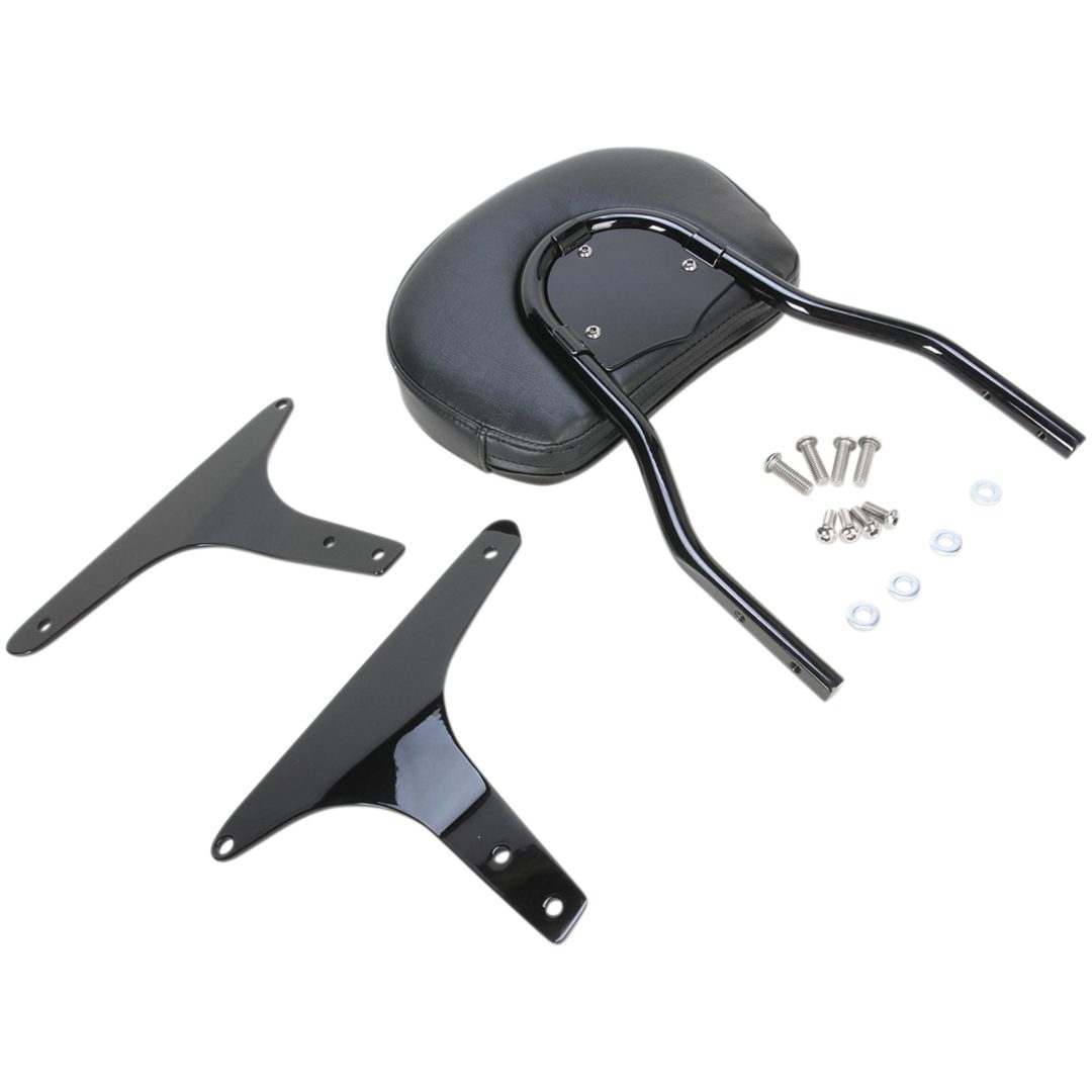 Sissy Bar Rund Inkl. Ryggdyna Stål COBRA 305 mm (12") x 210 mm (8-1/4") – bild 3