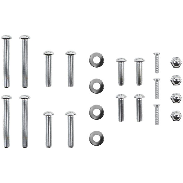 Sissybar Kit Svart/Krom Aluminium SHOW CHROME – bild 2
