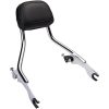 Sissybar Quick-Detach Kort Krom COBRA 16,5 cm (6-1/2") x 11,5 cm (4-1/2") – miniatyr 1