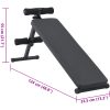 Sit Up Bänk 150 kg Hopfällbar och Höjdjusterbar 48-68 cm Stål vidaXL L135*b35*h68cm – miniatyr 9