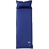 Självuppblåsande campingmadrass med kudde 1 person marinblå vidaXL 190 x 64 x 3 cm – miniatyr 2
