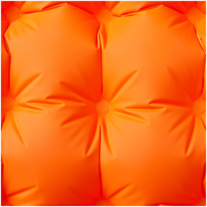 Självuppblåsande campingmadrass med kudde 1 person orange vidaXL – bild 3