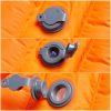 Självuppblåsande campingmadrass med kudde 1 person orange vidaXL – miniatyr 4