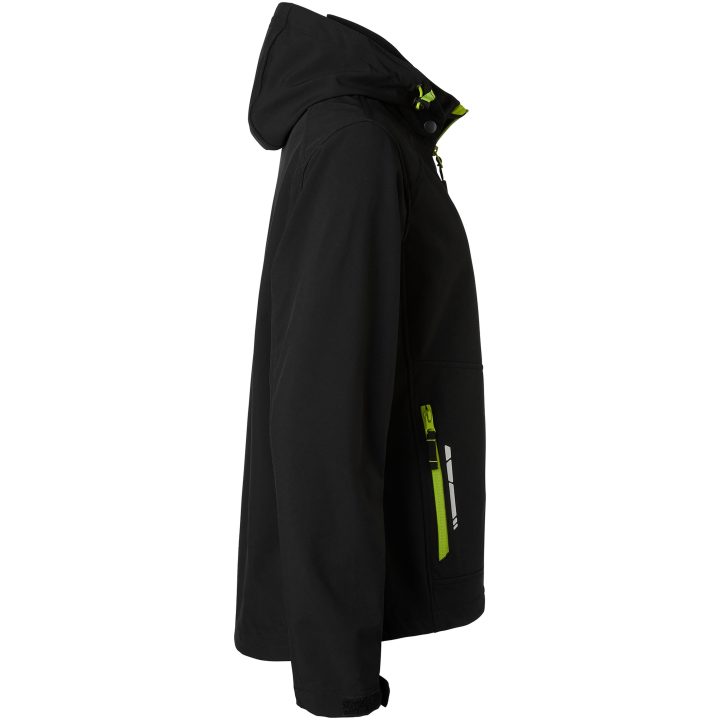 Skal- & softshelljackor Dam 352 Softshell Svart Top Swede XS – bild 2