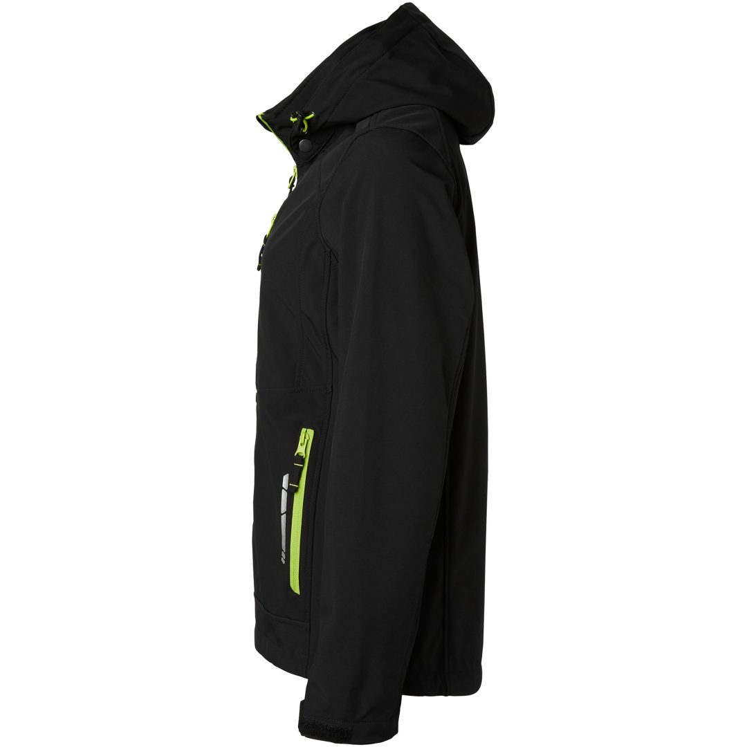 Skal- & softshelljackor Dam 352 Softshell Svart Top Swede XS – bild 4