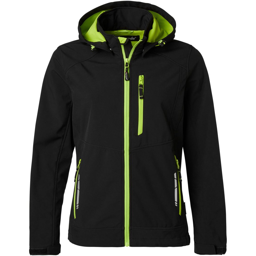 Skal- & softshelljackor Dam 352 Softshell Svart Top Swede XS