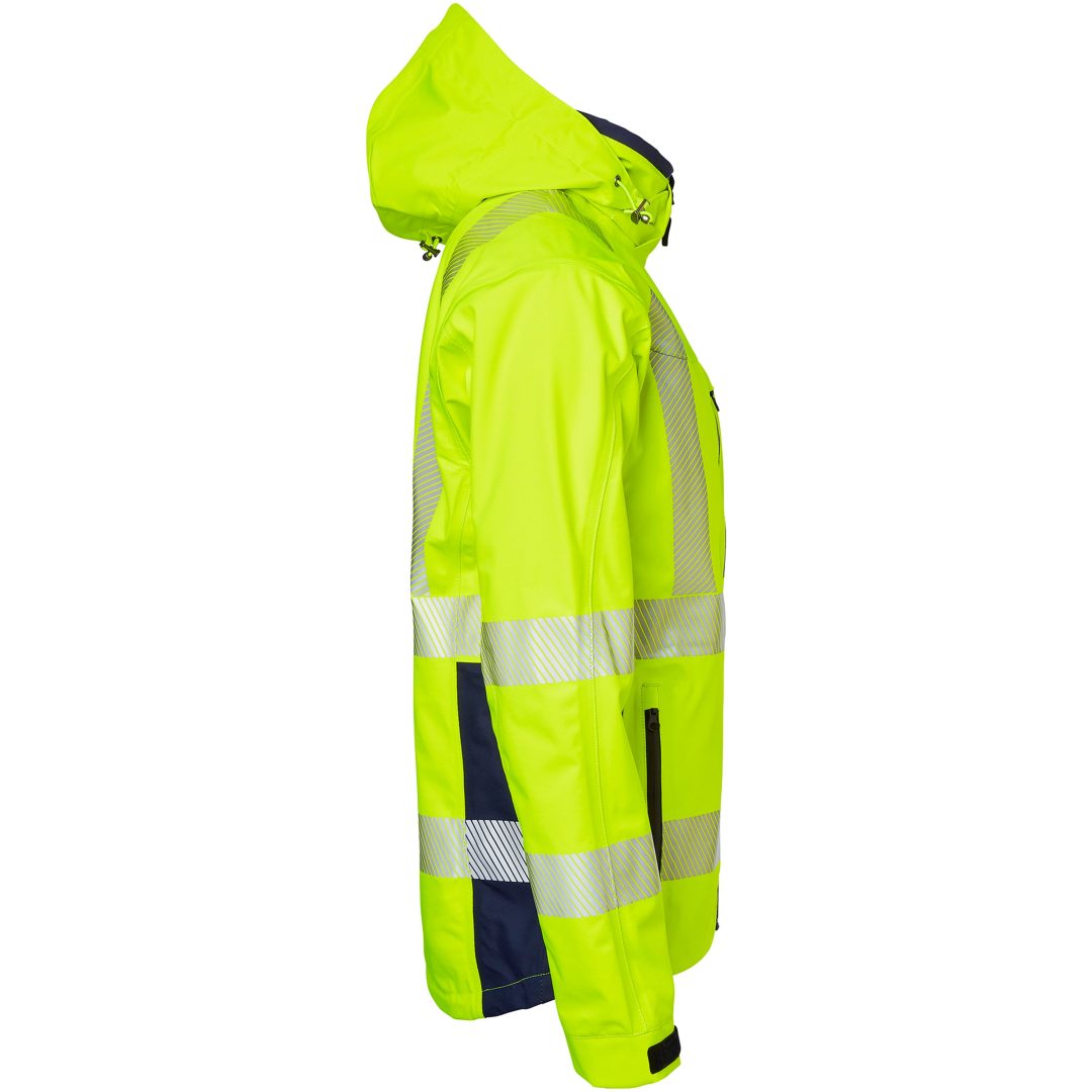 Skal- & Softshelljackor Shell Jacket Polyester Fluorescerande Orange Top Swede Small – bild 2