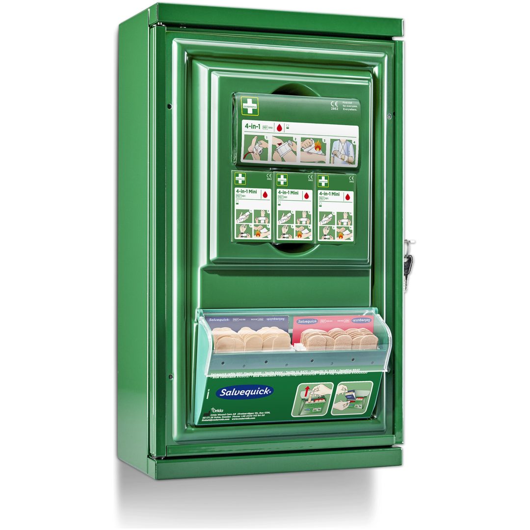 Skåp Första Hjälpen Grön Cederroth – bild 2