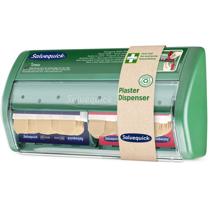 Skåp, tavlor och automater Plåsterautomat Plast och Textil Grön Cederroth – bild 3