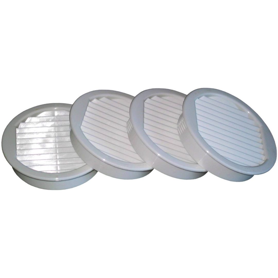Skåpsgaller Plast Vit FRESH SKÅPSGALLER 81 MM VIT