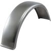 Skärm 6" Flat Rear Obehandlad Stål DRAG SPECIALTIES – miniatyr 1