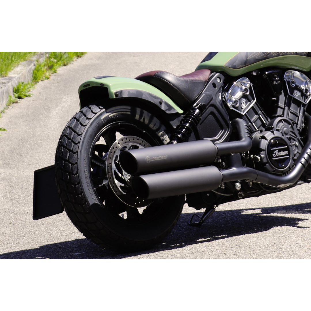 Skärm Bak Bobber Svart CULT WERK – bild 2